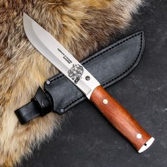 Нож кавказский Север с ножнами, сталь - 65х13, рукоять - бук