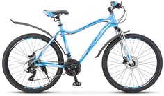 Stels Велосипед Женские Miss 6000 MD 26 V010, год 2021 , ростовка 17, цвет Голубой