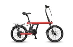 Электрический велосипед Bear Bike Vienna 2021 рост. OS красный