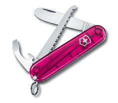 Нож My First Victorinox, 84 мм, 9 функций, розовый 0.2373.T5
