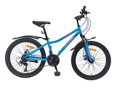 Велосипед подростковый ACID Q 245 D 24" рама 13" 2024 года светло-синий розовый