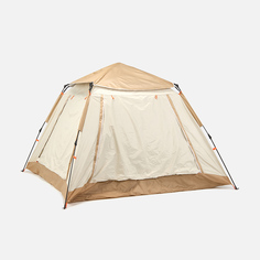 Палатка Lazy bear автоматическая, на 4-6 человек, бежево-коричневая