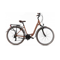 Велосипед CAPRIOLO TOURING ELEGANCE LADY 28 3 X 7, ALU 18 бронзовый 2024