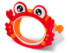 Веселая детская маска для плавания Краб Fun masks, 3-8 лет Intex