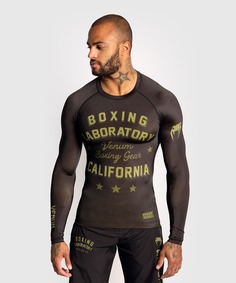 РАШГАРД VENUM BOXING LAB L.S. ЧЕРНЫЙ/ЗЕЛЕНЫЙ 54-2XL