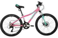 Велосипед FOXX 24" CAMELLIA, алюм. рама 12", 21 скор., Power/Microshift TS38, дисков