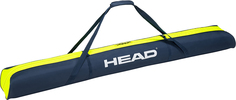 Чехол для горных лыж двупарный Head Double Ski Bag dark blue white 195, 23/24, синий