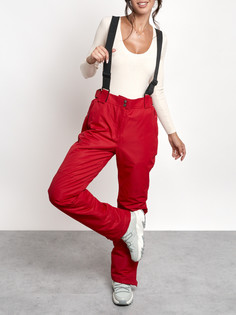 Горнолыжные брюки женские Colannia AD7607Kr, красный 50