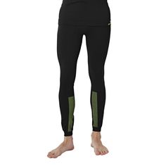 Термобелье мужское - кальсоны White Owl SIR-P, размер S/M, черный с зеленым