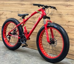 Велосипед фэтбайк Time Try TT034 26", 21 скорость, красный, 2023