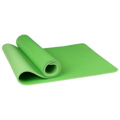 Коврик для йоги Sangh квадраты green 183 см, 7 мм