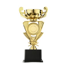 Кубок 182B, зол., подставка пластик, 24х12х8.3 см Командор 9866416