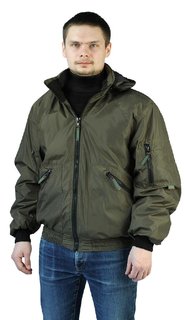 Куртка для рыбалки Ursus Бомбер, хаки, 60 RU/62 RU, 170-176