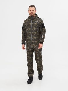 Костюм демисезонный Huntsman Камелот ткань Softshell цвет Милитари 60-62 188