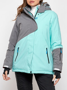 Горнолыжная куртка женская зимняя большого размера Chunmai AD2278Br, 60