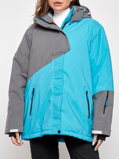 Горнолыжная куртка женская зимняя большого размера Chunmai AD2278Gl, 52