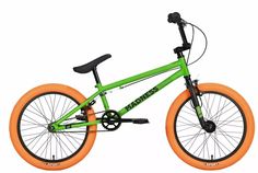 Велосипед STARK Madness BMX 1 - 23г. (9" / зеленый-черный-оранжевый )