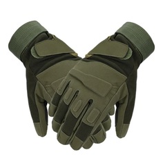 Перчатки военные тактические BattleWolf ,унисекс, зеленые, размер XL