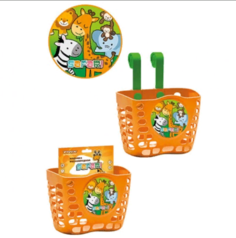 Корзина TRIX Safari детская 12"-16", крепление на руль, 190х125х140мм, пластиковая,