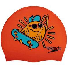 Шапочка для плавания детская SPEEDO Boom Silicone Cap Jr,8-0838615955, силикон