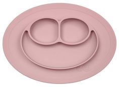Тарелка детская Ezpz Mini mat нежно-розовая