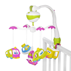 Мобиль музыкальный Жирафики карусель в кроватку для новорожденных с игрушками