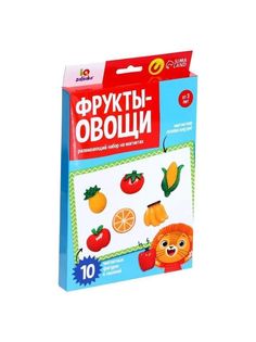 Обучающая игра IQ-ZABIAKA на магнитах Фрукты и овощи, от 3х лет, в коробке