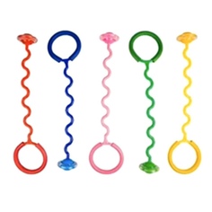 Скакалка Змейка, Диск PVC со светом, 1/орр, 5 цветов микс Наша Игрушка