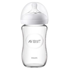 Бутылочка для кормления 240 мл., от 1 мес., медленный поток, серия Natural Philips Avent