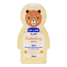 Гель для купания On Line Le petit Biscuit 3 в 1 для детей 350 мл