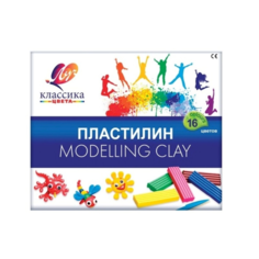 Пластилин Луч Классика 16 цв. в коррексе