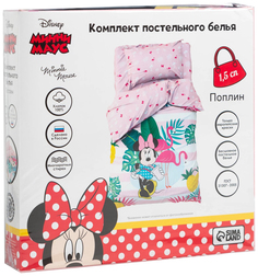 Постельное бельё 1,5 сп Spring Palms, Минни Маус поплин Disney