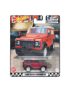 Машинка Hot Wheels премиальная "47" LAND ROVER DEFENDER 90 / GJT68-HCR10