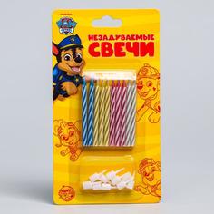 Набор свечей незадуваемые для торта, Щенячий патруль PAW Patrol