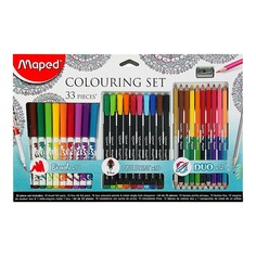 Набор для рисования Maped Color Peps 33 предмета: фломастеры, ручка капилярная, карандаши