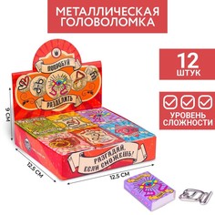 Головоломка «Для твоего IQ» металл, МИКС Puzzle