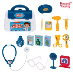 Игровой набор доктора «Учимся лечить» в коробке,15 предметов Happy Valley