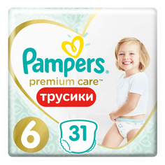 Подгузники-трусики Pampers Premium Care Pants 6 (15+ кг) 31 шт