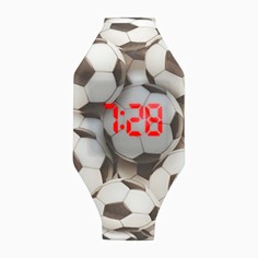 Часы наручные электронные, детские, Футбольные, ремешок l-23.5 см No Brand