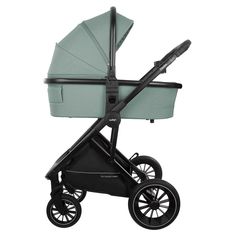 Коляска детская 3 в 1 Indigo Desire с автолюлькой, зеленый