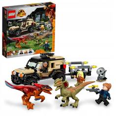 Конструктор LEGO JURASSIC WORLD 76951 "Перевозка пирораптора и дилофозавра"