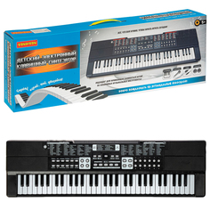 Инструм. муз. на батар., Синтезатор Клавишник Bondibon, 61 клавиша, с микрофоном и USB-шну