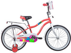 Велосипед NOVATRACK Candy 20 2023 коралловый