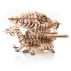 Конструктор деревянный 3D Дирижабль Skylord EWA Eco Wood Art