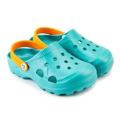 Сабо Janett СБ-501 цвет аквамарин/оранжевый, размер 34-35