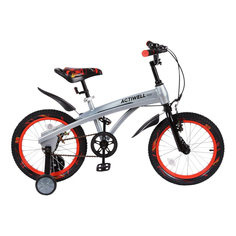 Велосипед городской детский Actiwell двухколесный 16" серебристый