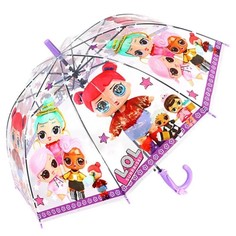 Зонтик детский куклы LOL прозрачный в ассортименте No Brand
