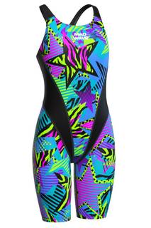 Юниорский купальник спортивный антихлор Kneeskin Junior PBT O3 Голубой,XL Mad Wave