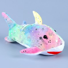 Мягкая игрушка "Акула" космос, 26 см No Brand