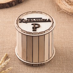 Копилка деревянная No Brand